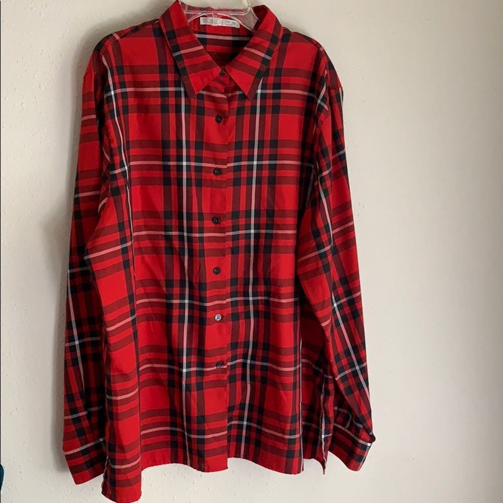 Plaid Button Dowm
